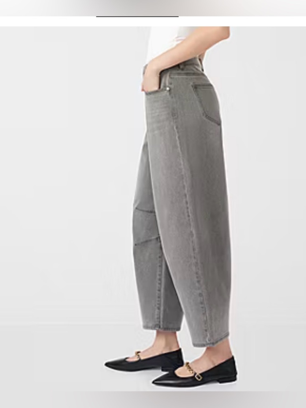RM Rebecca Minkoff Womens High Rise Barrel Jean